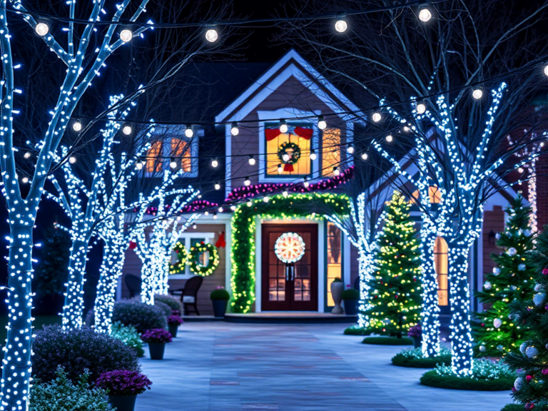 16 Christmas Lights Outside Ideas