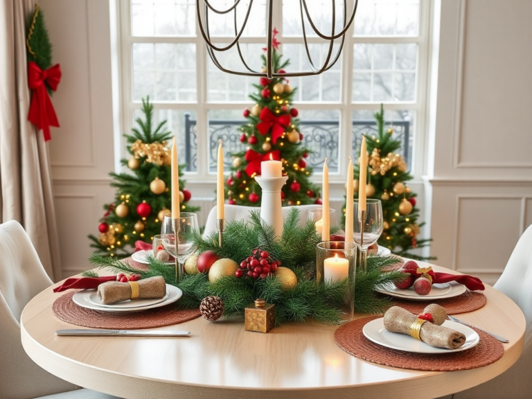 16 Christmas Dining Table Decor Ideas