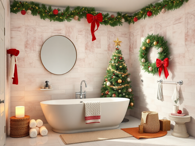 18 Christmas Bathroom Decor Ideas