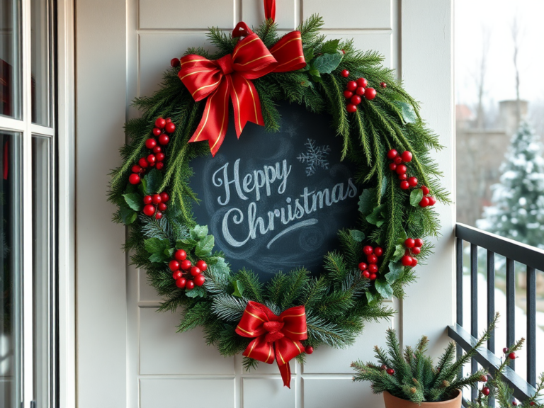 15 Christmas Chalkboard Art Ideas