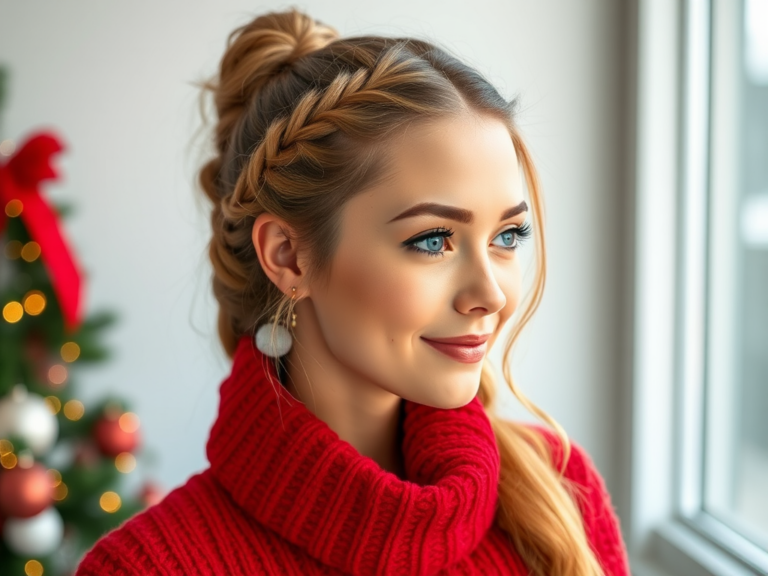 16 Christmas Hairstyles Ideas