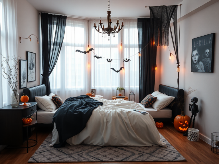 26 Halloween Bedroom Aesthetic Decor Ideas