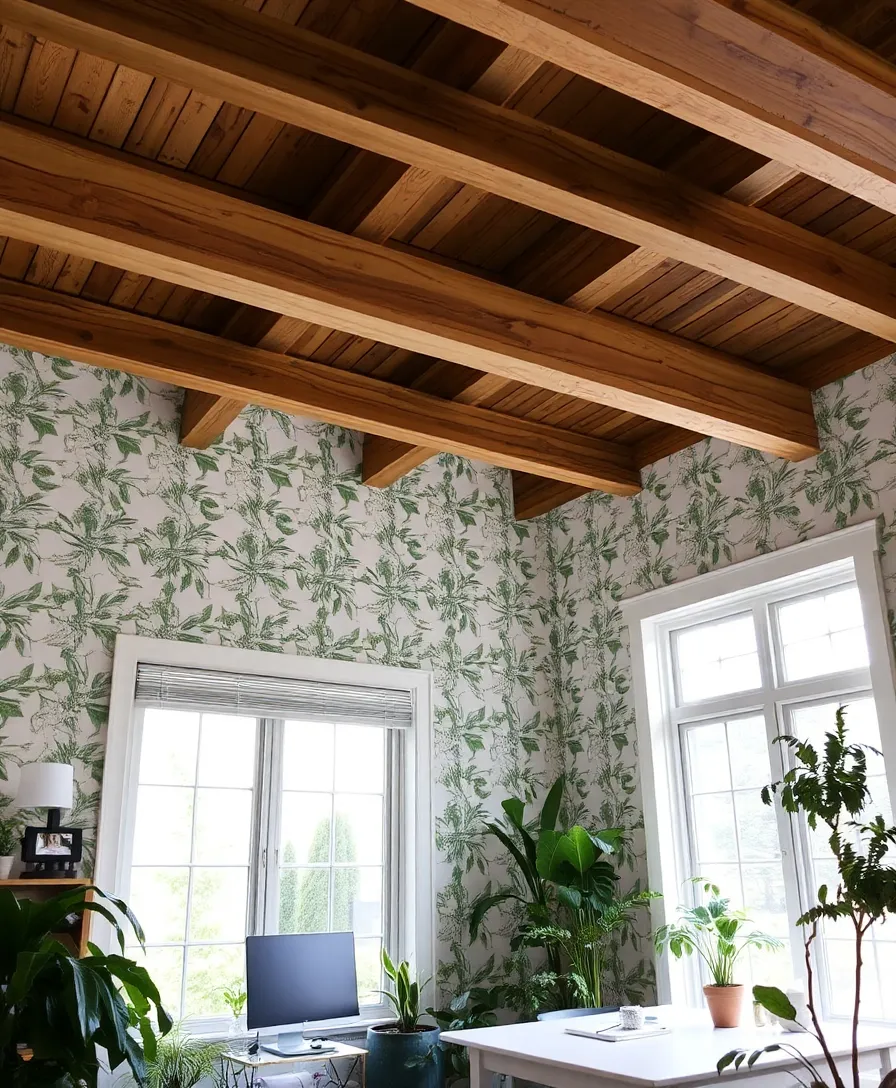 22 Ceiling Design Ideas That Will Transform Your Home in an Instant! - 18. Nature-Inspired Ceilings