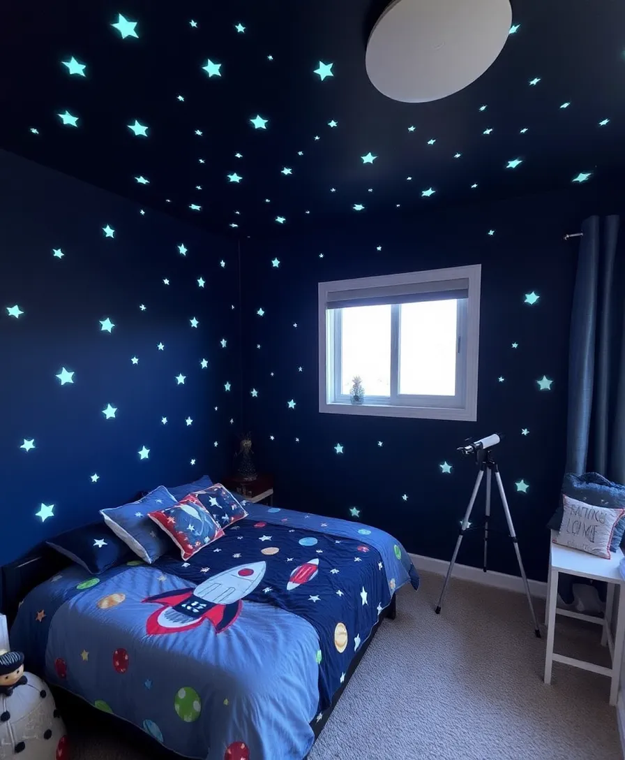 29 Girls Bedroom Ideas That Will Make Her Squeal with Delight! - 7. Space Explorer's Dream