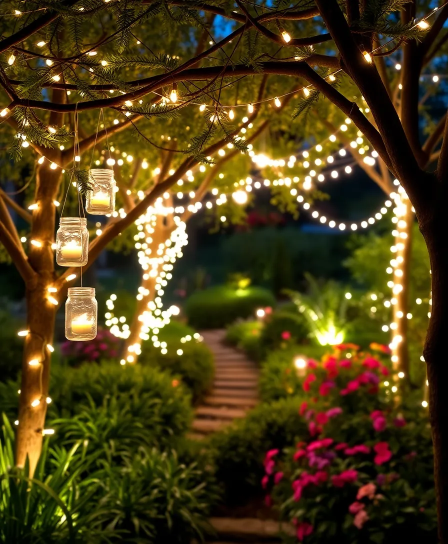 31 Outdoor Garden Ideas to Spark Your Creativity (You'll Love #15!) - 10. DIY Garden Lighting