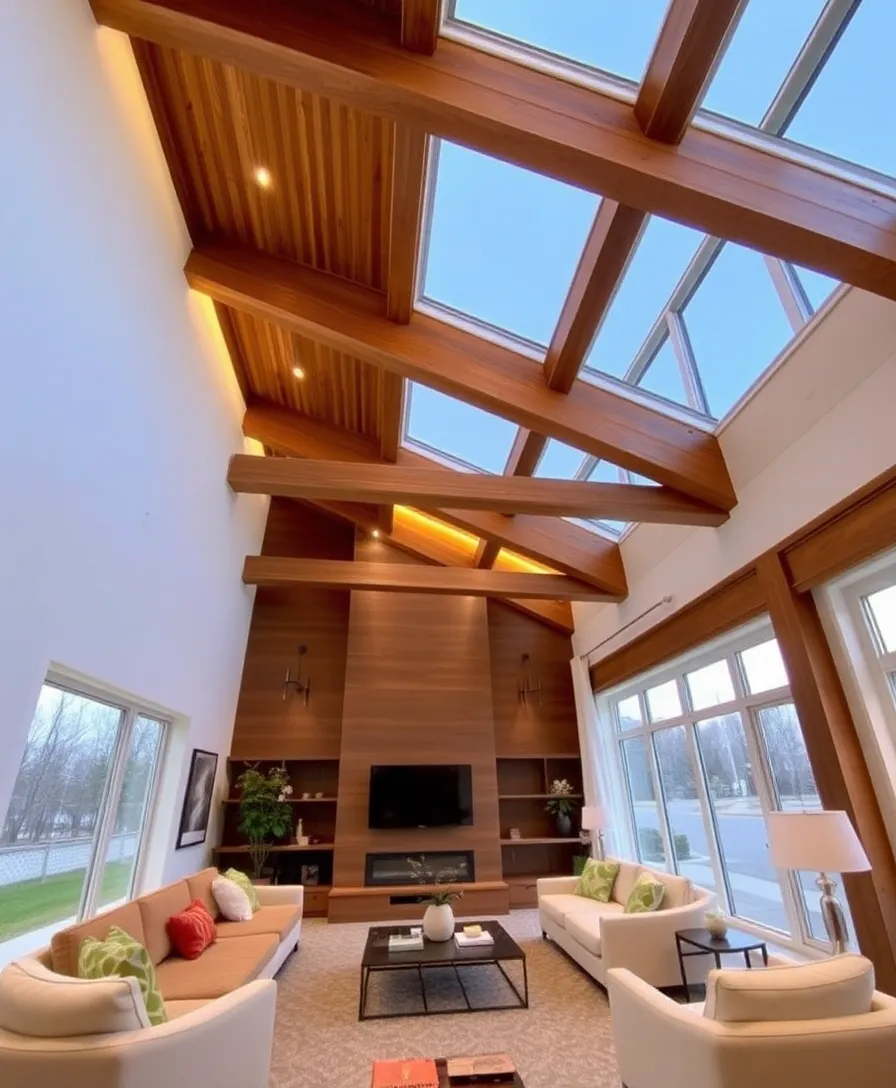 22 Ceiling Design Ideas That Will Transform Your Home in an Instant! - 20. Ceiling Beams with Lighting