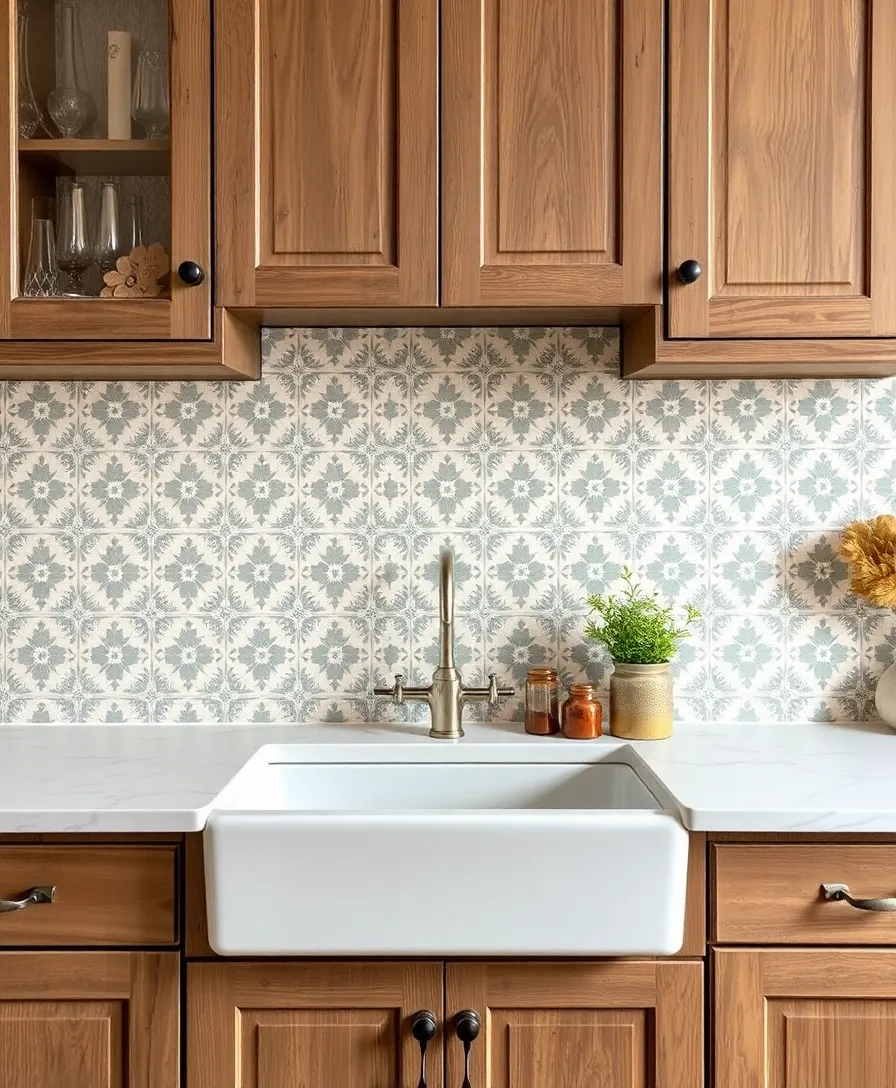 30 French Country Kitchen Ideas That'll Make You Feel Like You're in Provence! - 6. Classic French Tiles