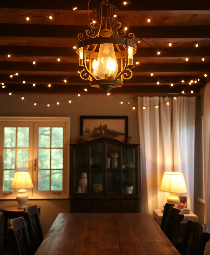 20 Cottage Ideas to Transform Your Space into a Cozy Retreat (You Won't Believe #8!) - 8. Unique Lighting Fixtures