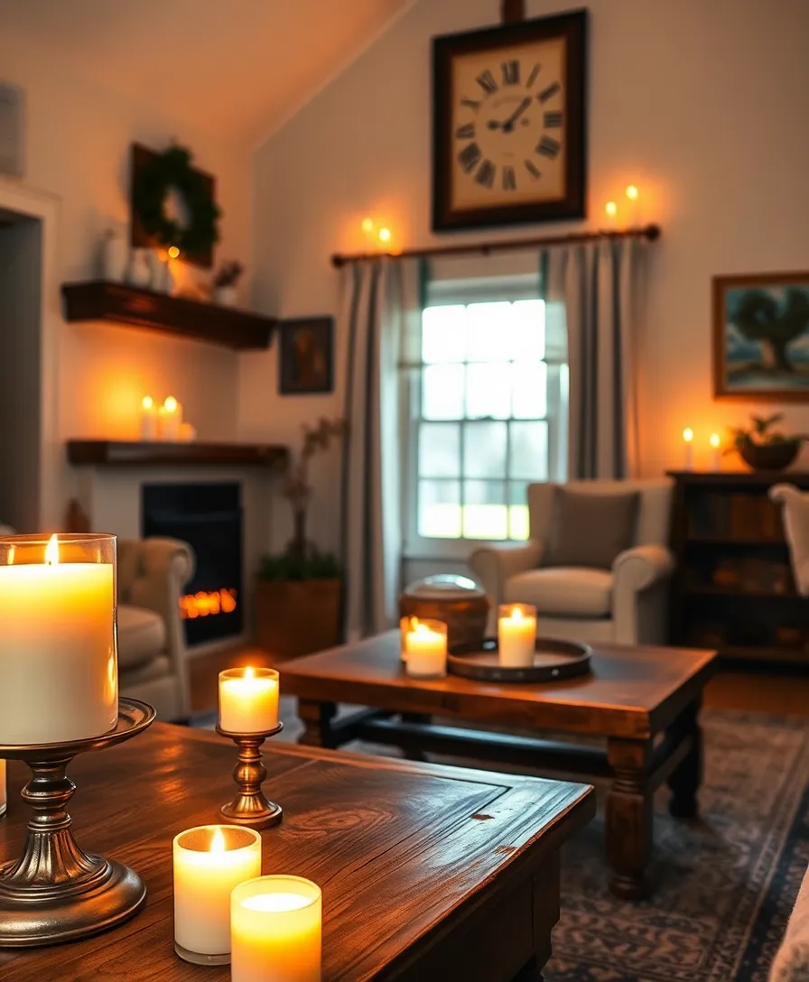 20 Cottage Ideas to Transform Your Space into a Cozy Retreat (You Won't Believe #8!) - 16. Soft Lighting with Candles