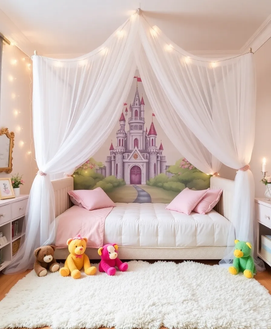 29 Girls Bedroom Ideas That Will Make Her Squeal with Delight! - 1. Whimsical Fairy Tale Retreat