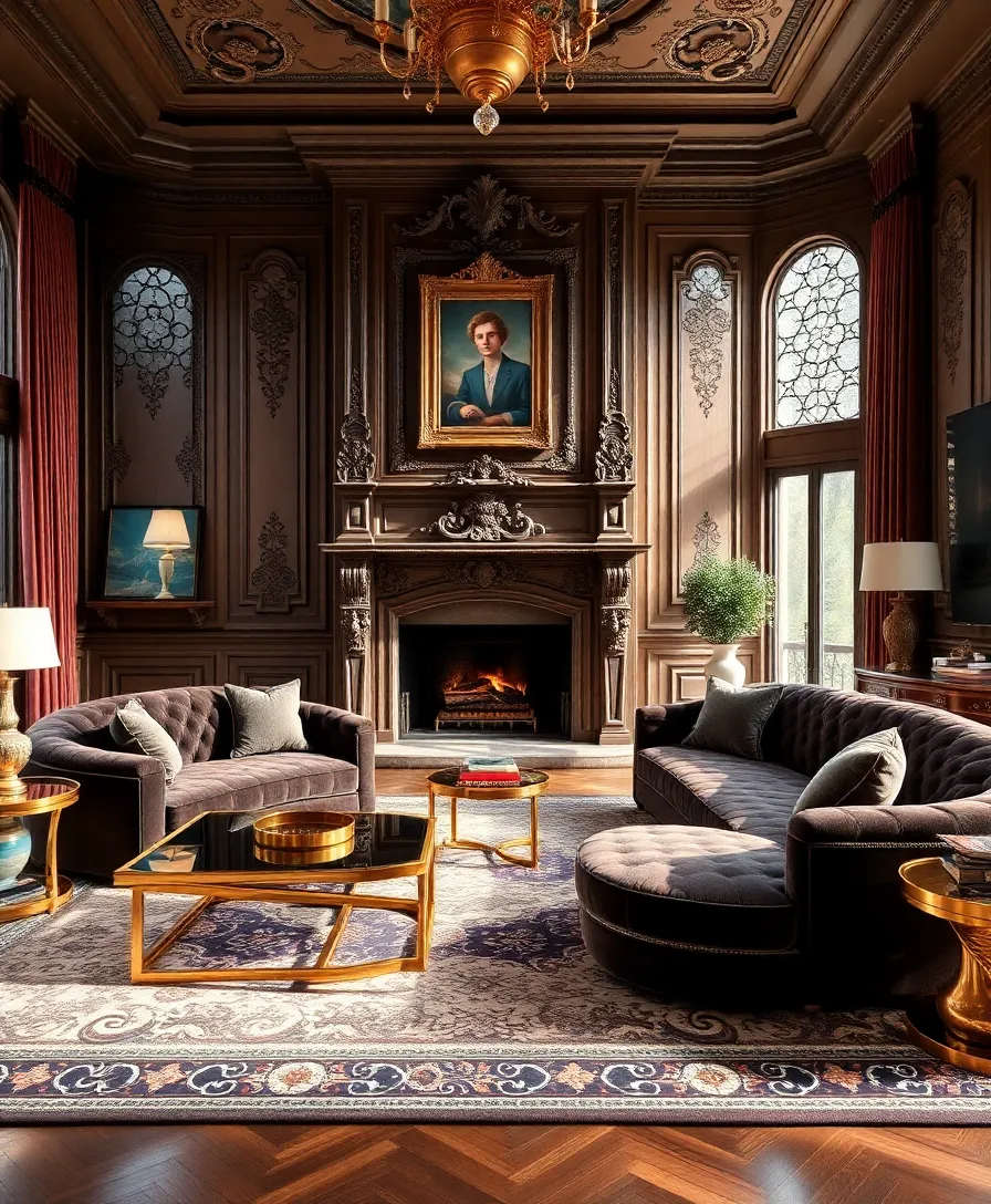 20 Mansion Ideas: Luxury Home Design That Will Make You Feel Like Royalty! - 2. Opulent Living Rooms