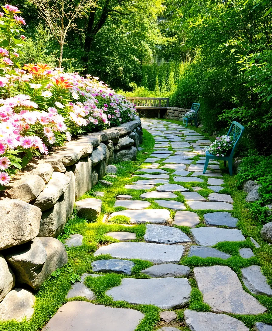 31 Outdoor Garden Ideas to Spark Your Creativity (You'll Love #15!) - 2. DIY Stone Pathway