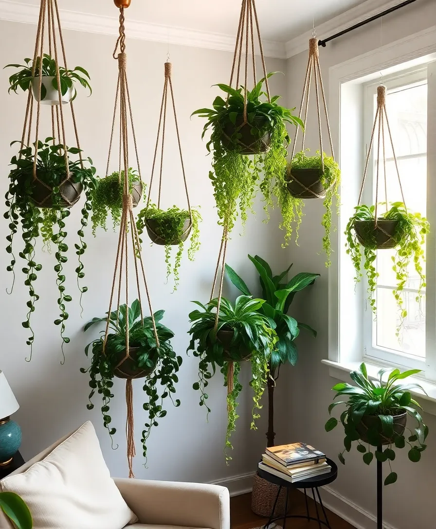 31 Vertical Garden Ideas That'll Transform Your Home into a Lush Oasis! - 5. Hanging Planters