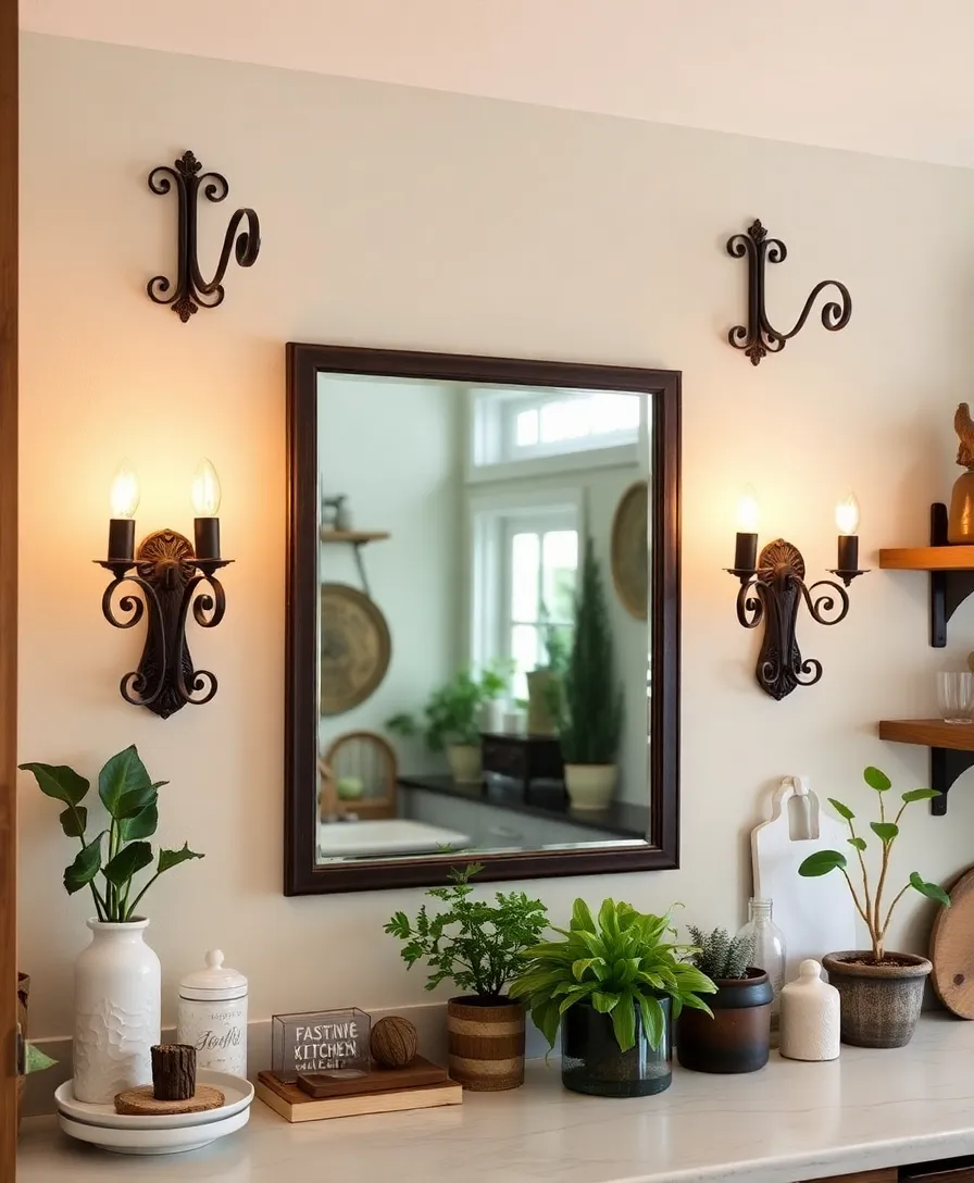 35 Kitchen Lighting Ideas That Will Transform Your Cooking Space! - 14. Unique Wall Sconces