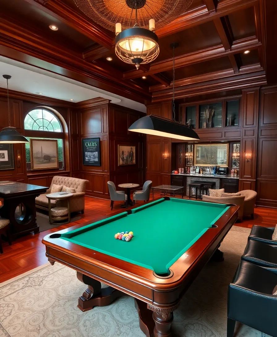 20 Mansion Ideas: Luxury Home Design That Will Make You Feel Like Royalty! - 14. Luxurious Game Rooms