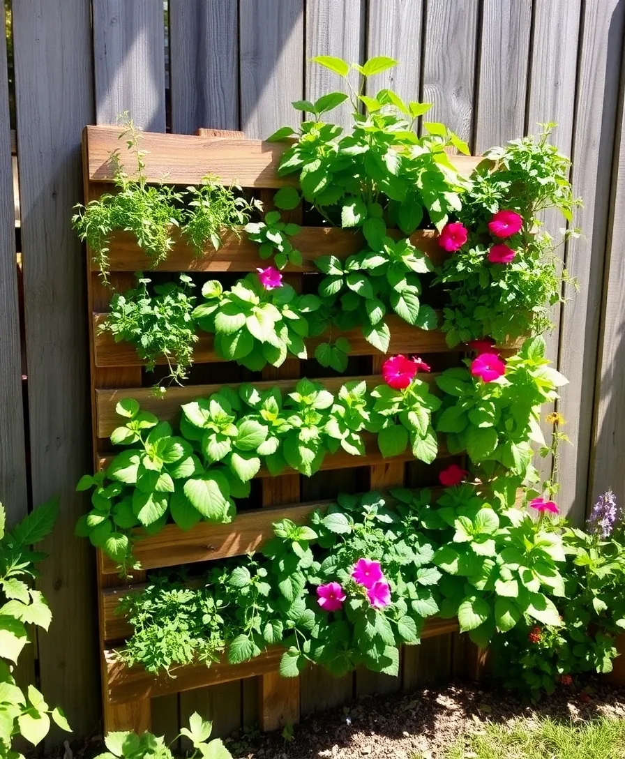 31 Outdoor Garden Ideas to Spark Your Creativity (You'll Love #15!) - 1. Upcycled Wooden Pallet Garden