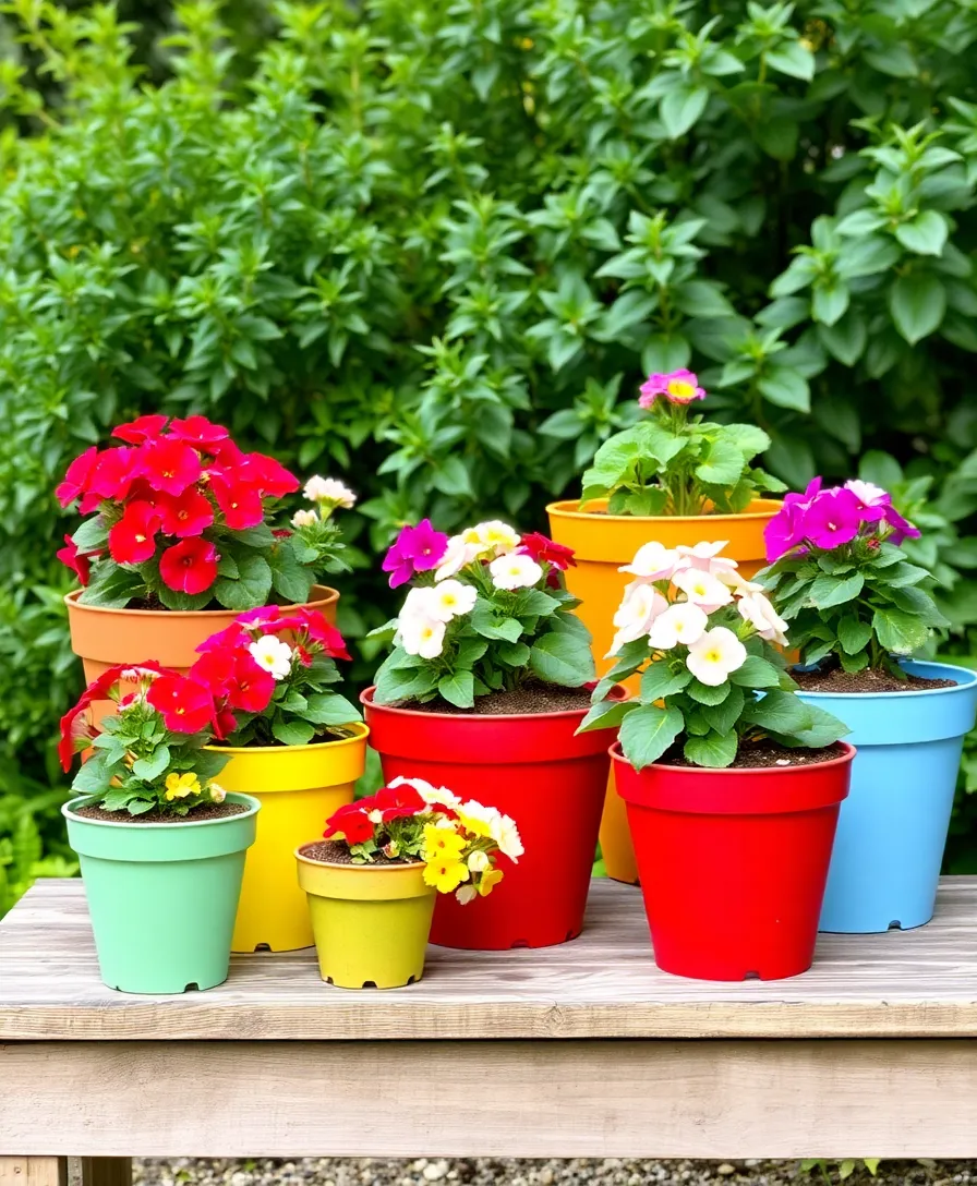 26 Garden Decor Ideas That'll Transform Your Outdoor Space into a Dream Oasis! - 2. Vibrant Flower Pots