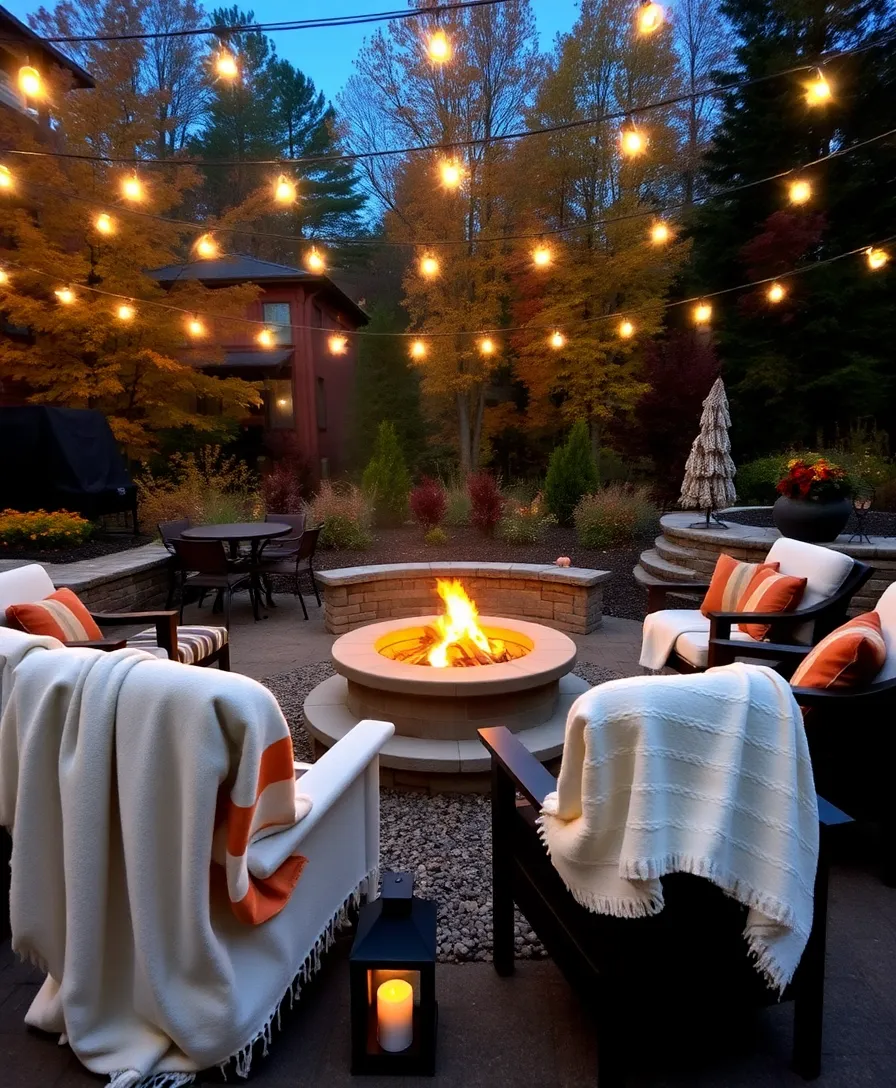 40 Outdoor Fall Decor Ideas That Will Make Your Neighbors Envious! - 15. Fire Pit Area