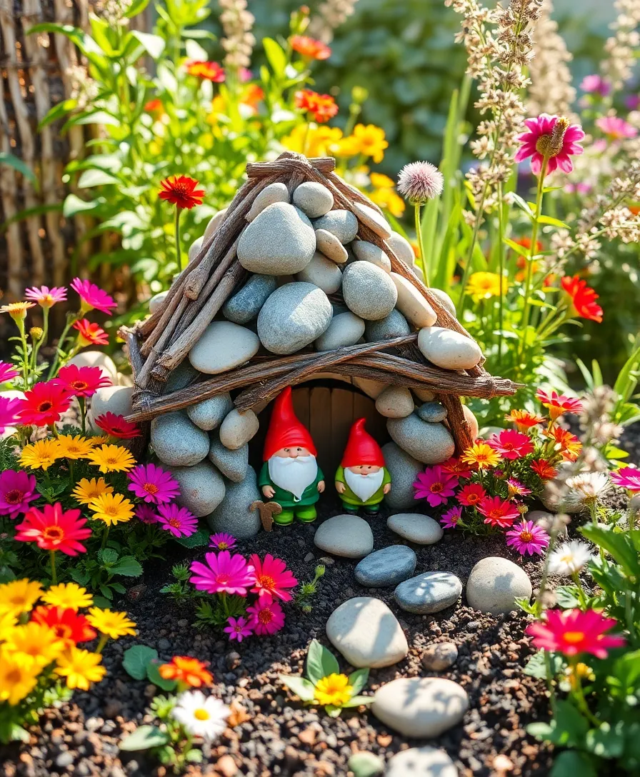 31 Outdoor Garden Ideas to Spark Your Creativity (You'll Love #15!) - 19. DIY Gnome Home