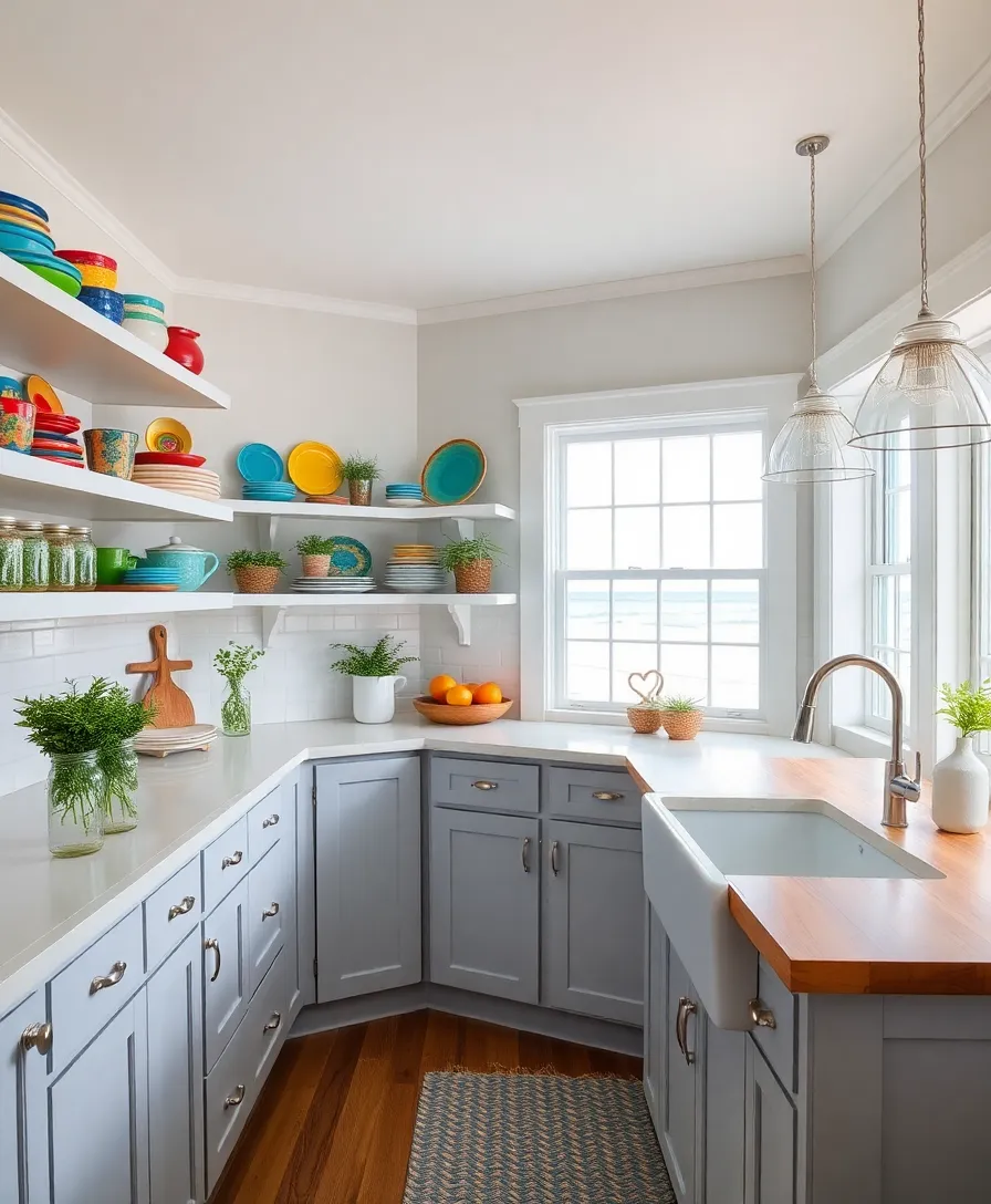 21 Beach Cottage Ideas That'll Make You Feel Like You're on Vacation Every Day! - 6. Coastal Kitchen Designs