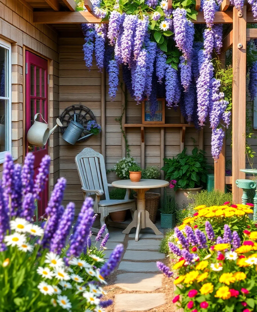 35 Stunning Corner Garden Designs You Need to See to Believe (Your Neighbors Will Be Jealous!) - 1. Cozy Cottage Corner