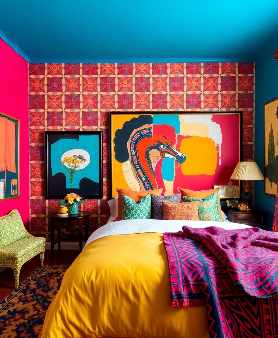 29 Girls Bedroom Ideas That Will Make Her Squeal with Delight! - 21. Bright and Bold Statements