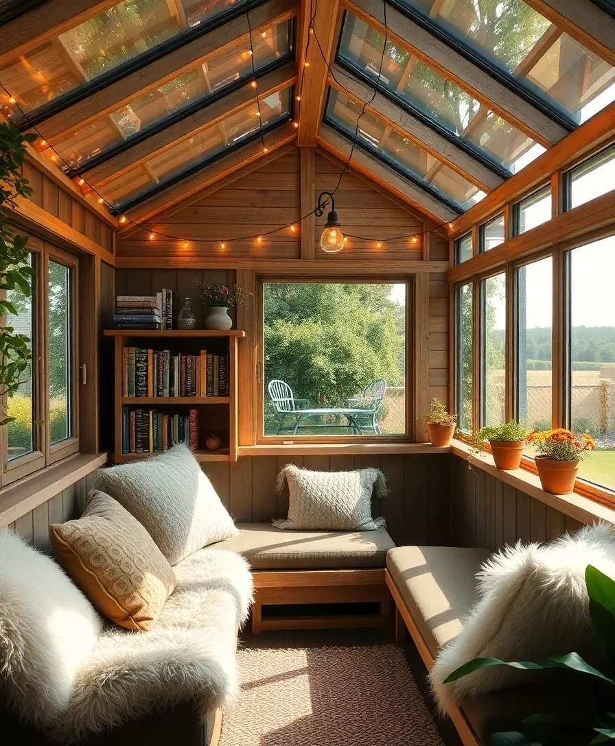 30 Garden Shed Ideas That’ll Transform Your Backyard into a Dream Escape! - 3. The Cozy Reading Nook