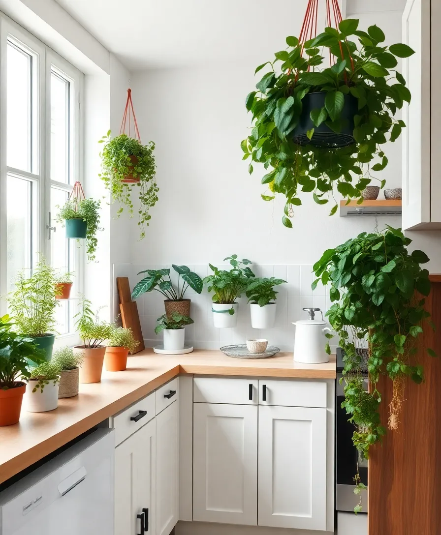 25 Scandinavian Kitchen Ideas to Transform Your Space into a Cozy Haven (You Won't Believe #15!) - 11. Greenery and Plants