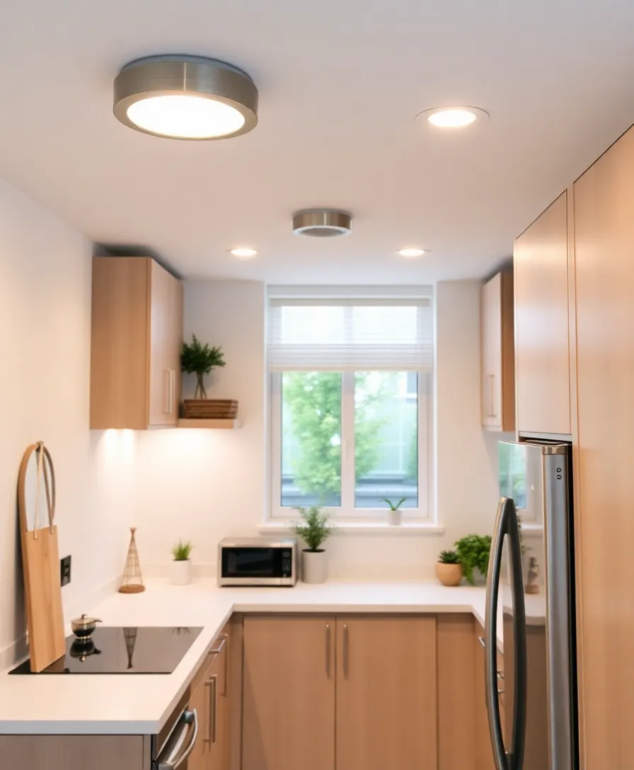 35 Kitchen Lighting Ideas That Will Transform Your Cooking Space! - 7. Modern Flush Mounts