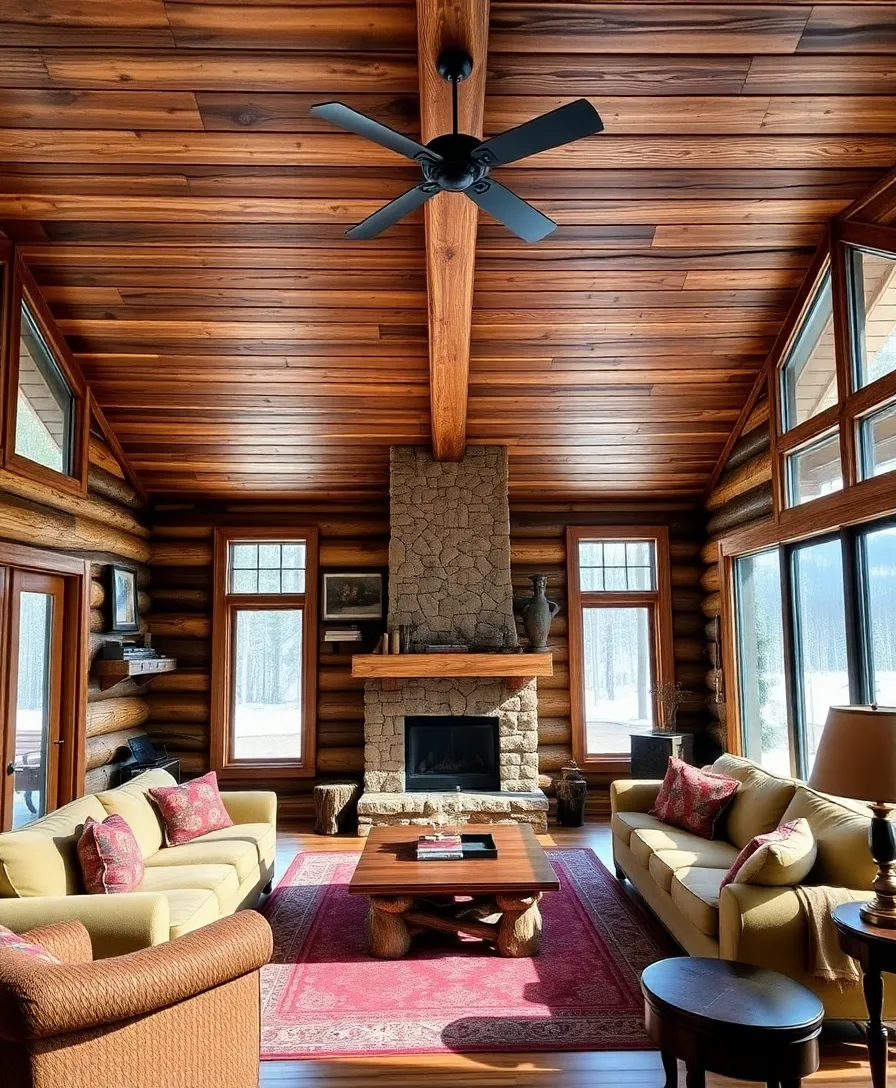 22 Ceiling Design Ideas That Will Transform Your Home in an Instant! - 13. Rustic Plank Ceilings