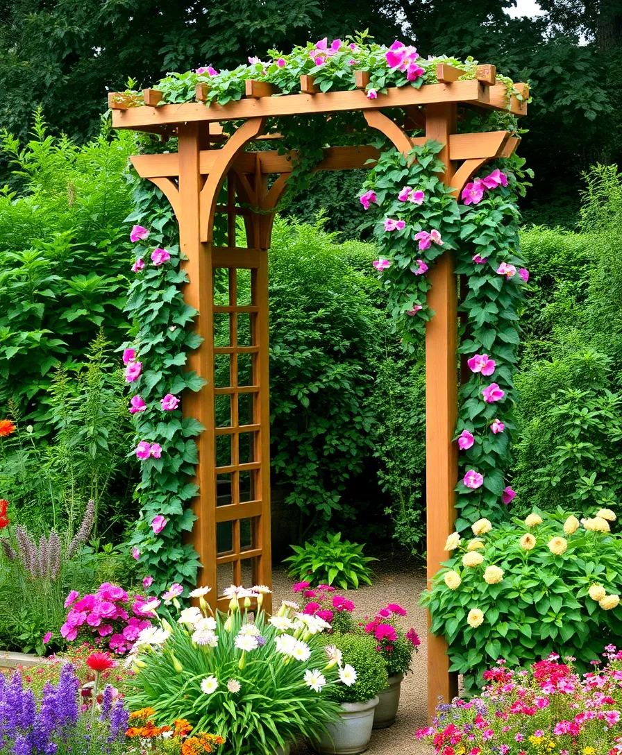 26 Garden Decor Ideas That'll Transform Your Outdoor Space into a Dream Oasis! - 14. Garden Trellis