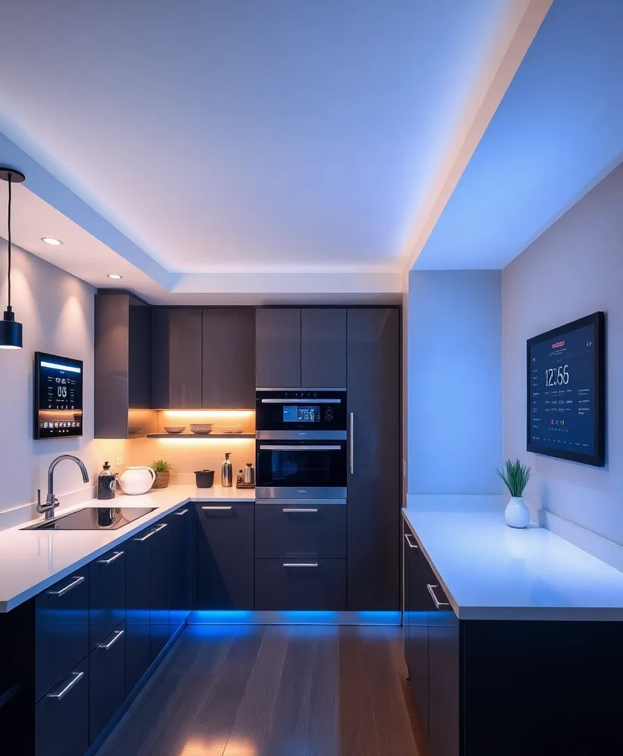 35 Kitchen Lighting Ideas That Will Transform Your Cooking Space! - 12. Smart Lighting Solutions