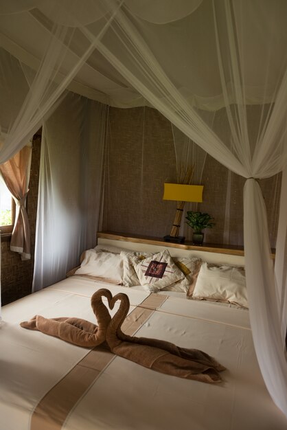 Bed with canopy