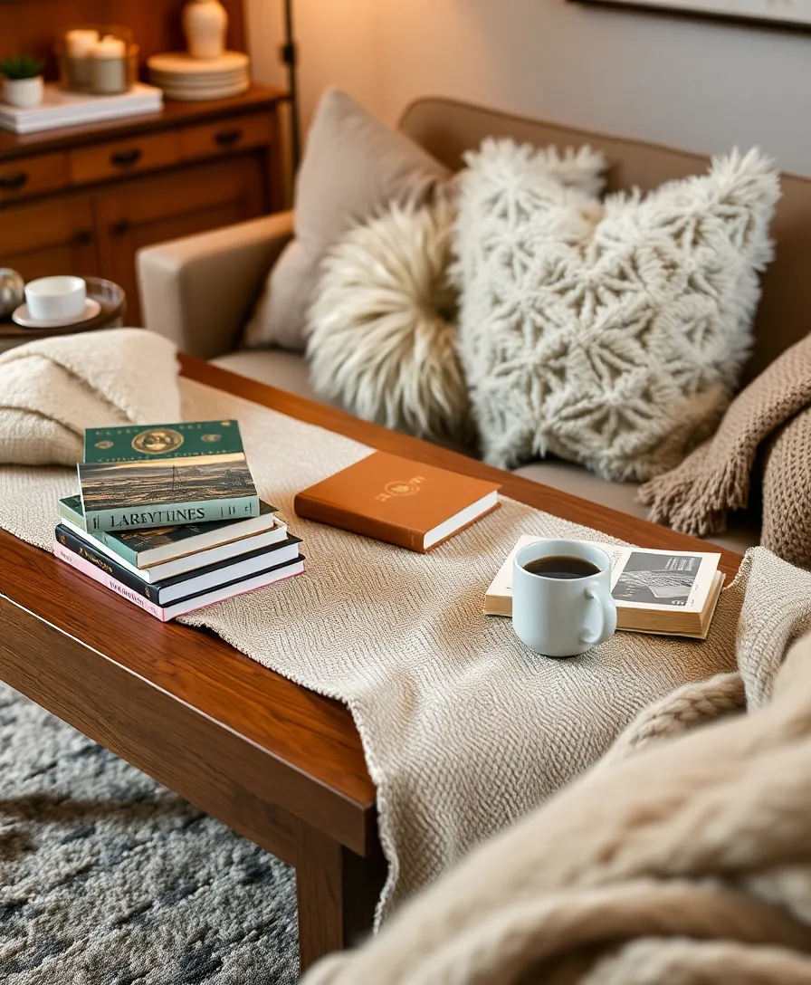 24 Stunning Coffee Table Ideas to Transform Your Living Room (You Won't Believe #12!) - 7. Cozy Comfort