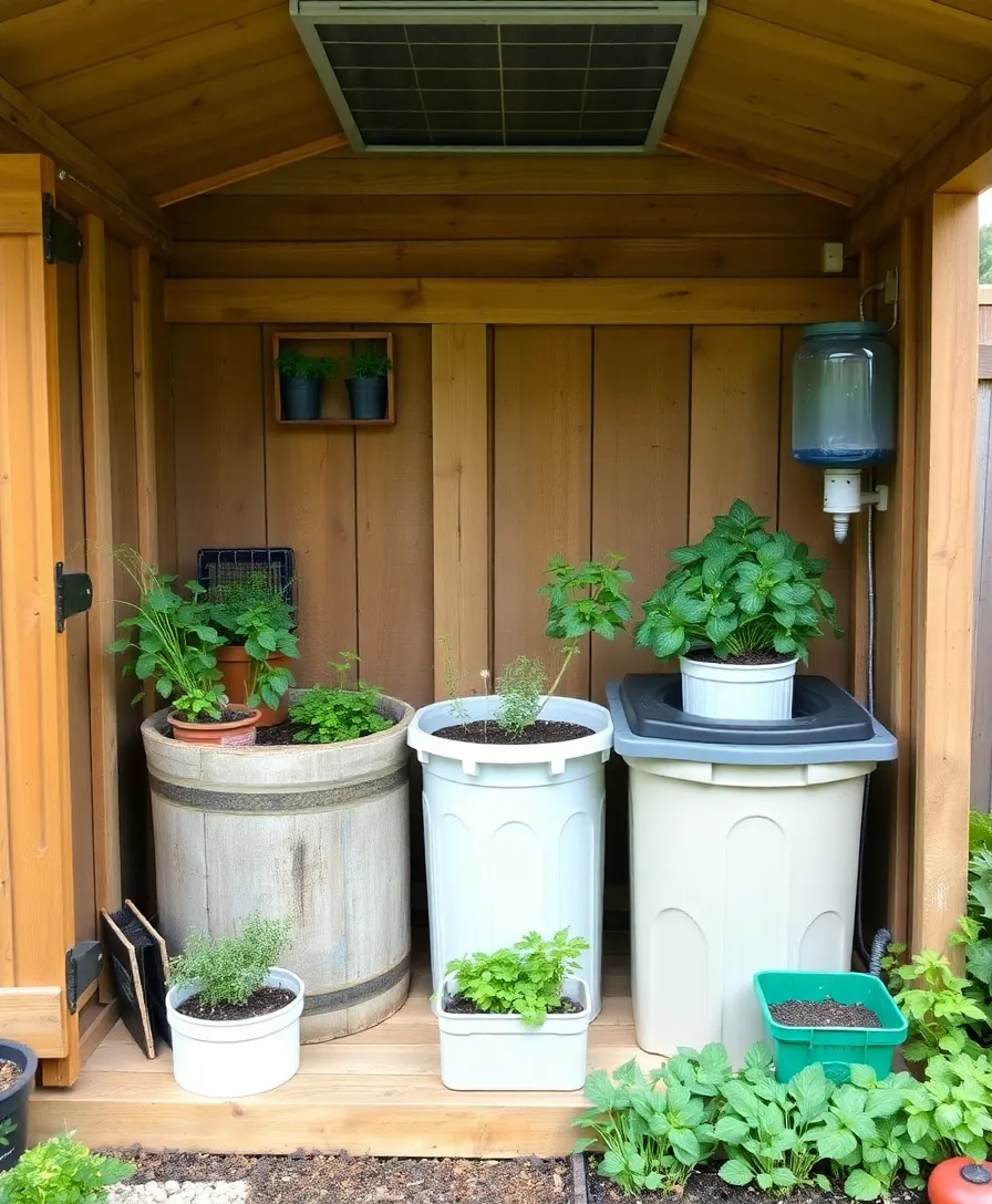 30 Garden Shed Ideas That’ll Transform Your Backyard into a Dream Escape! - 14. The Sustainable Shed