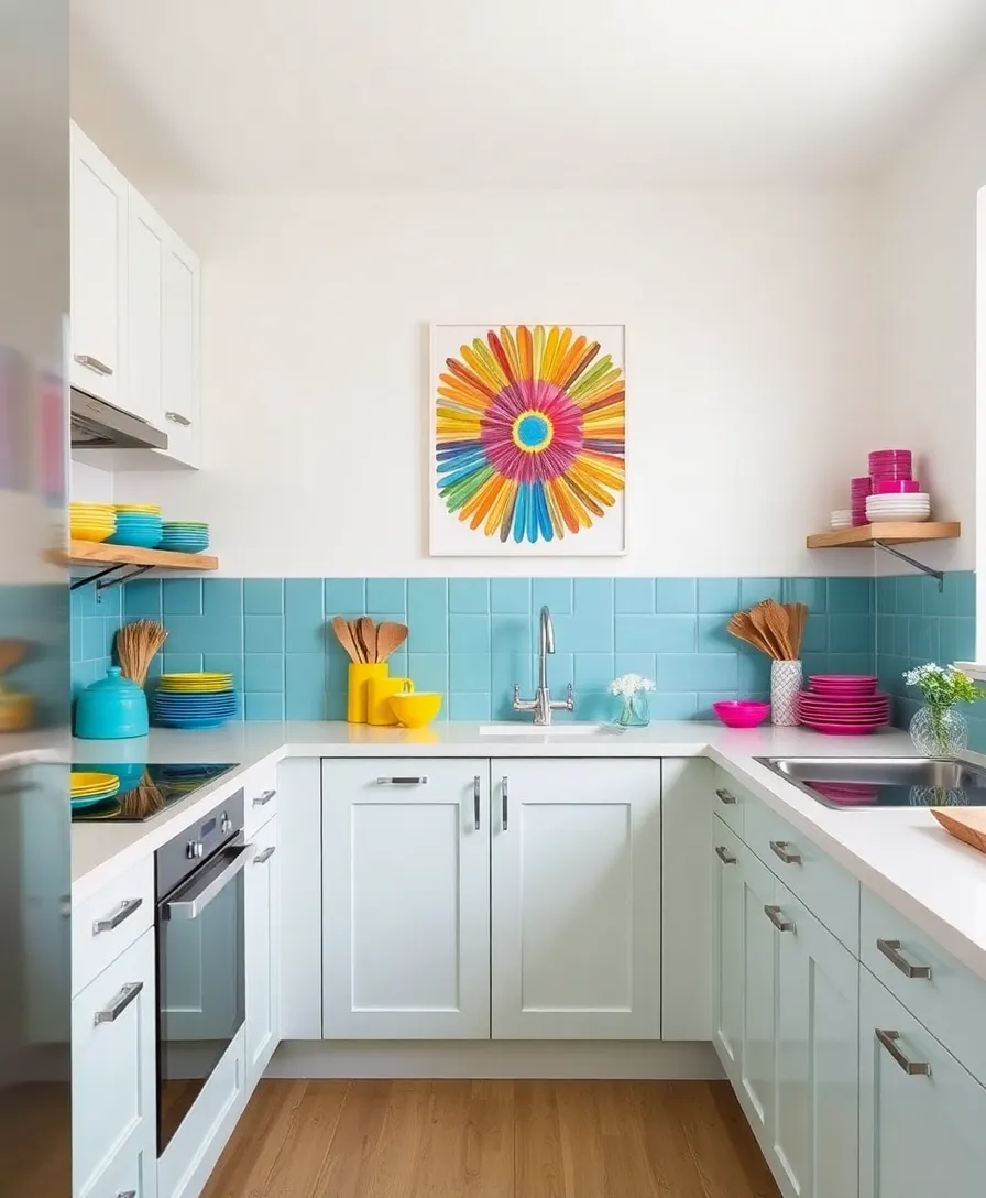 25 Scandinavian Kitchen Ideas to Transform Your Space into a Cozy Haven (You Won't Believe #15!) - 18. Colorful Accents