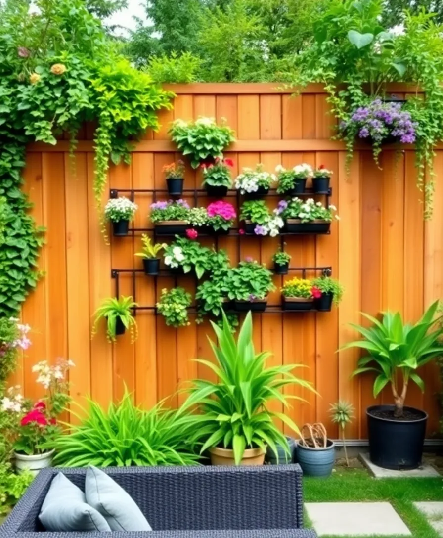 31 Vertical Garden Ideas That'll Transform Your Home into a Lush Oasis! - 11. Vertical Garden Fence