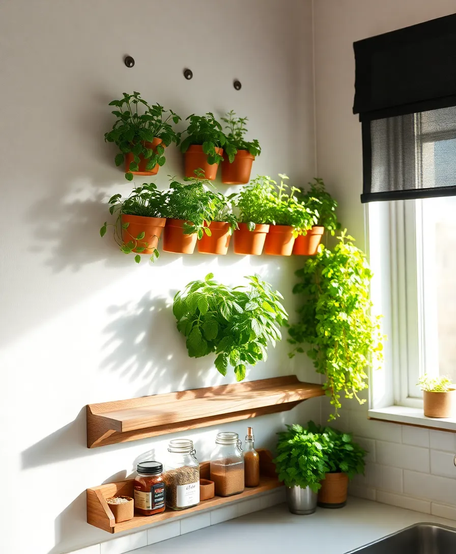 31 Vertical Garden Ideas That'll Transform Your Home into a Lush Oasis! - 6. Vertical Herb Garden