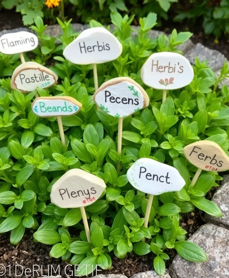 26 Garden Decor Ideas That'll Transform Your Outdoor Space into a Dream Oasis! - 21. Personalized Garden Labels