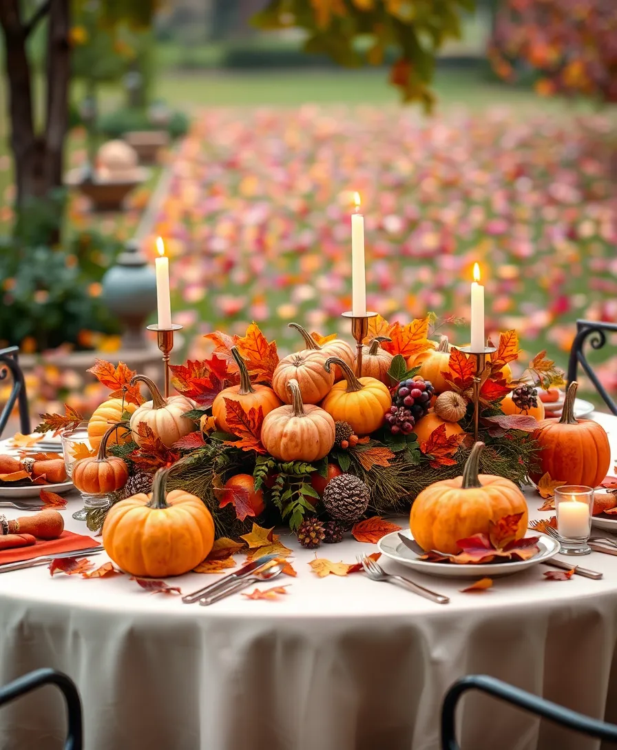 40 Outdoor Fall Decor Ideas That Will Make Your Neighbors Envious! - 1. Harvest Centerpieces