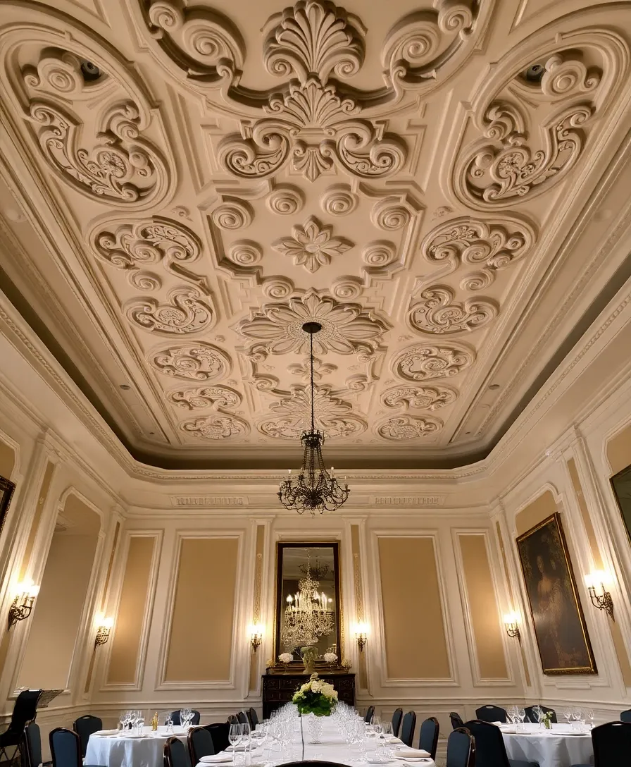 22 Ceiling Design Ideas That Will Transform Your Home in an Instant! - 19. Artistic Plasterwork