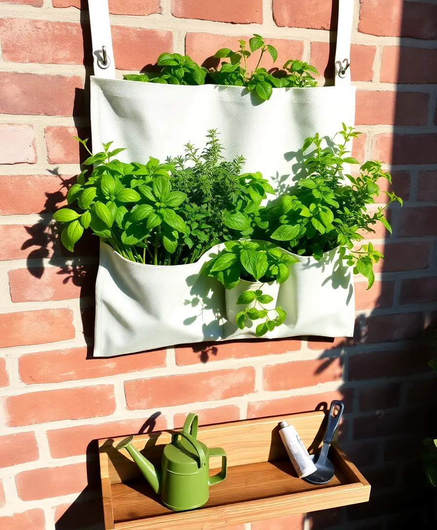 31 Vertical Garden Ideas That'll Transform Your Home into a Lush Oasis! - 1. Pocket Planters for Small Spaces