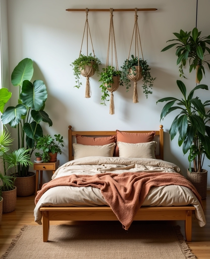 26 Modern Bedroom Ideas That'll Make You Want to Redecorate This Weekend! - 18. Urban Jungle