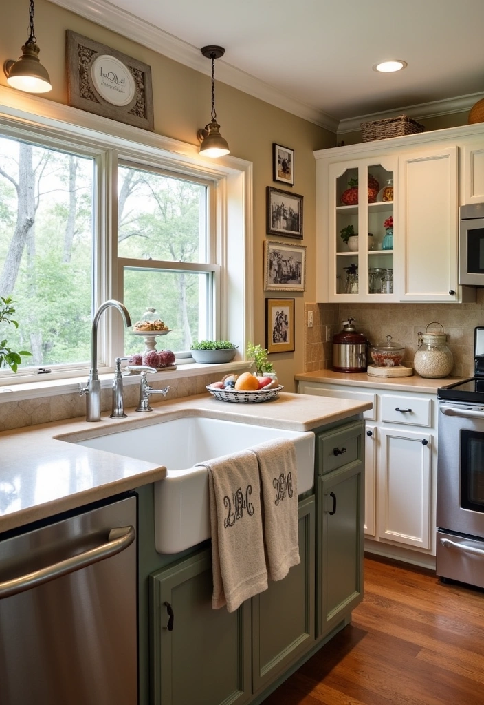 21 Large Kitchen Island With Sink Decor Ideas That'll Transform Your Cooking Space! - 15. Personalized Touches