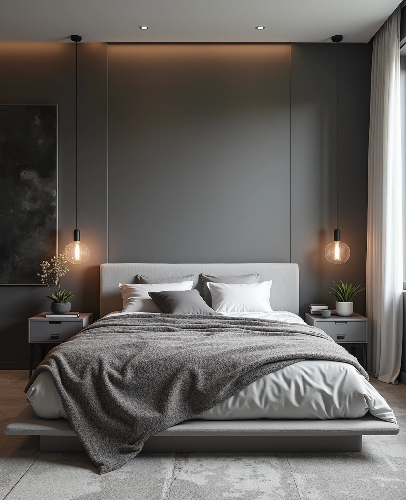 26 Modern Bedroom Ideas That'll Make You Want to Redecorate This Weekend! - 22. Monochromatic Magic