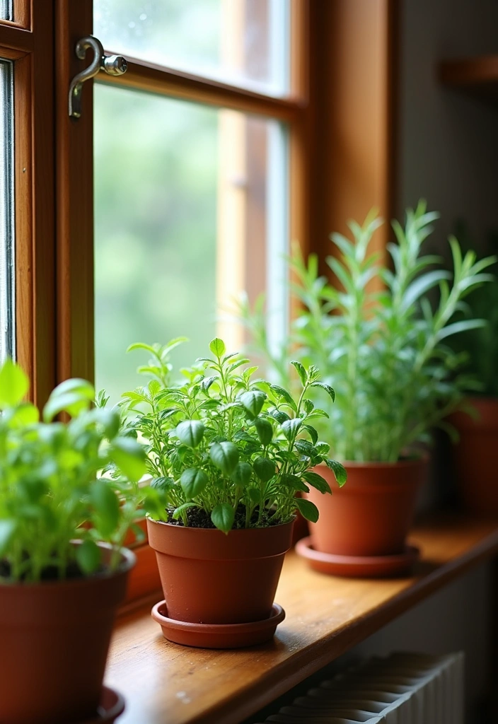 20 Old Farmhouse Kitchen Ideas That'll Make You Want to Cook Every Day! - 8. Herb Garden Windowsill