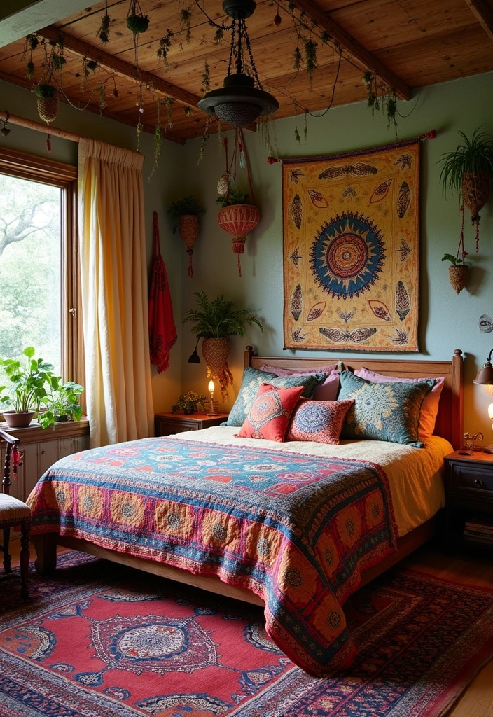 26 Modern Bedroom Ideas That'll Make You Want to Redecorate This Weekend! - 3. Bohemian Bliss