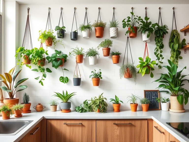 20 Inspiring Kitchen Wall Plant Decor Ideas