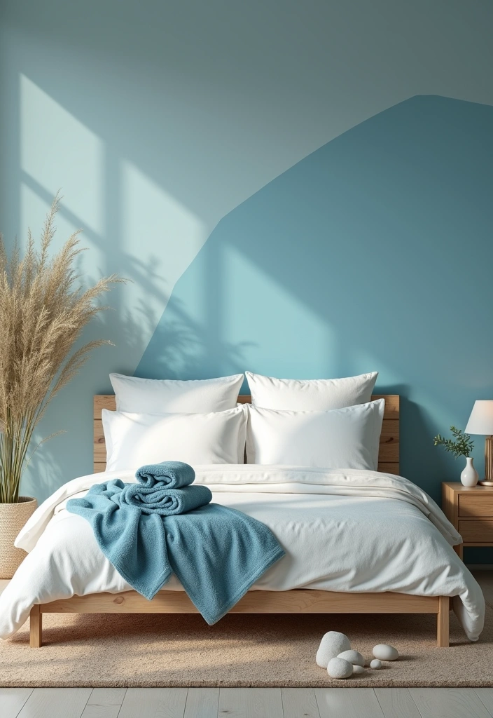 21 Fresh Blue Bedroom Ideas That Will Transform Your Space Instantly! - 8. Spa-Inspired Blue Retreat