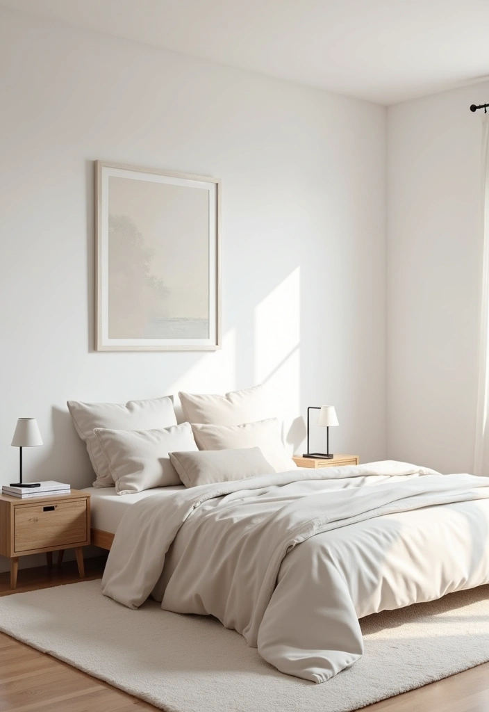 23 Modern Bedroom Refresh Ideas That Will Transform Your Space Overnight! - 7. Embrace Minimalism